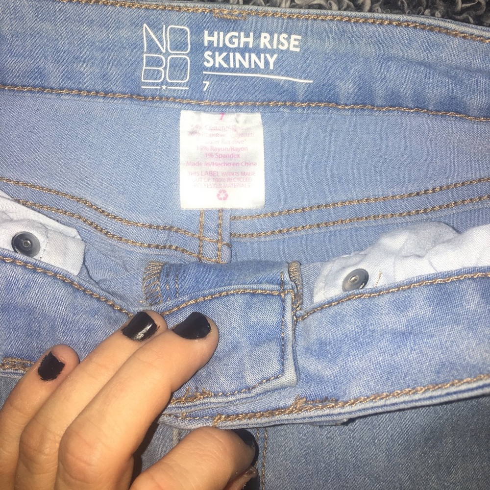 High Rise Skinny Jeans Size 7